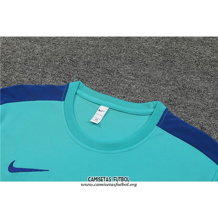 Chandal del Barcelona Manga Corta 2023/2024 Verde - Pantalon Corto
